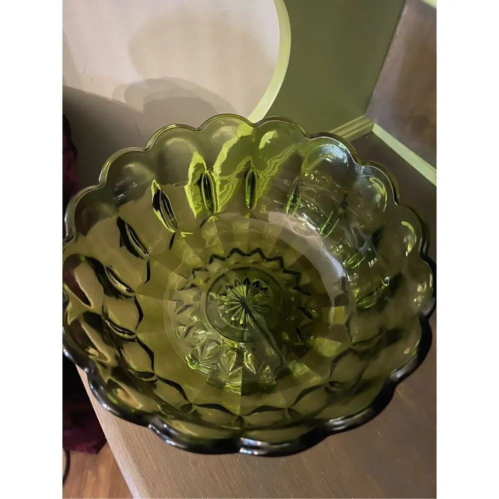 Vintage Anchor Hocking Fairfield Compote